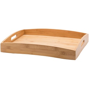 KHG Tablett | holzfarben | Bambus | 35 cm |