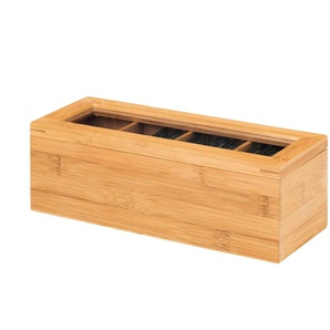 KHG Teebeutelbox - holzfarben - Materialmix - 10 cm - 9,7 cm | Möbel Kraft