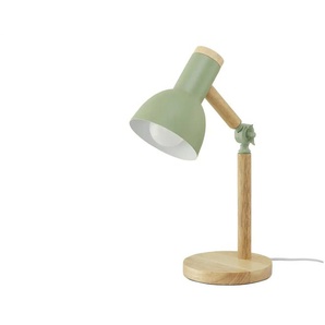 KHG Tischleuchte 1-flammig Bambus/ Grün - grün - Materialmix - 45 cm - 15.0 | Möbel Kraft
