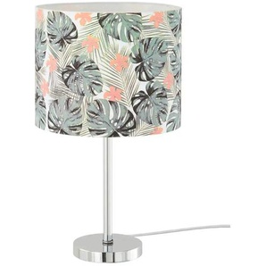 KHG Tischleuchte 1-flammig ´Blätter´ - grün - Materialmix - 42,5 cm - 25.0 | Möbel Kraft