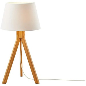 KHG Tischleuchte 1-flammig | holzfarben | 55 cm | 28.0 |