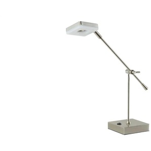 KHG Tischleuchte 1-flammig Nickel-matt - silber - Materialmix - 11 cm - 57 cm - cm 11,0 | Möbel Kraft