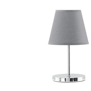 KHG Tischleuchte 1-flammig Stoffschirm grau - grau - Materialmix - 22 cm - 16.0 | Möbel Kraft