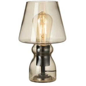 KHG Tischleuchte - beige - Materialmix - 25 cm - 15.0 | Möbel Kraft