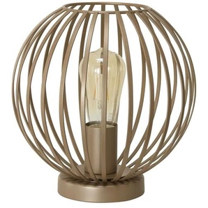 KHG Tischleuchte - creme - Materialmix - 26 cm - 25.0 | Möbel Kraft