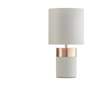 KHG Tischleuchte - grau - Materialmix - 38,5 cm - 20.0 | Möbel Kraft