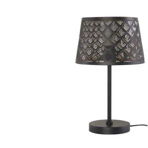 KHG Tischleuchte - schwarz - Materialmix - 40 cm - 25.0 | Möbel Kraft