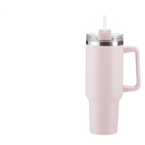 KHG To Go Becher - rosa/pink - Edelstahl,Kunststoff - 27 cm - 10.0 | Möbel Kraft