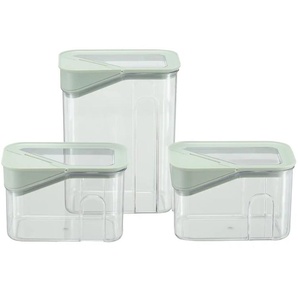 KHG Vorratsdosenset | transparent/klar | Kunststoff | 16 cm | 20 cm |