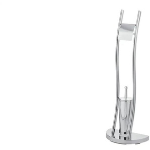 KHG WC-Garnitur | silber | Edelstahl | 20 cm | 92 cm | cm 20,0 |