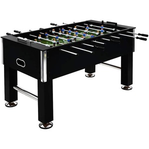 Kickertisch Stahl 60 kg 140 x 74,5 x 87,5 cm Schwarz