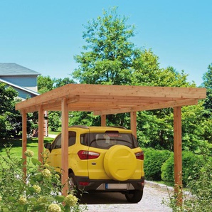 Einzelcarport KIEHN-HOLZ Berlin Carports Gr. H: 207 cm, beige (natur) Carports