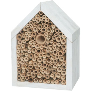 KIEHN-HOLZ Insektenhotel Insektenhotels BxTxH: 16x22x13 cm weiß Insektenhotels
