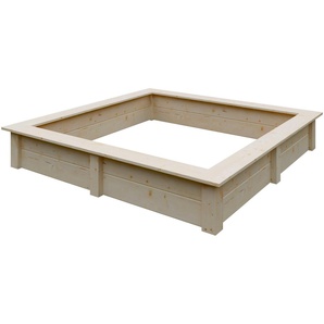 Kiehn-Holz Sandkasten, BxLxH: 150x150x24 cm