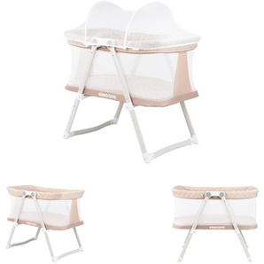 Kikkaboo Beistellbett Mom and Me Matratze, Tragetasche manuelle Schaukelfunktion