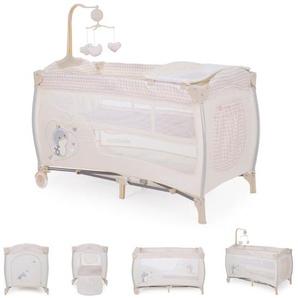 Kikkaboo Reisebett Dolce Sonno, Laufstall, zwei Ebenen, Windelwechsler Matratze