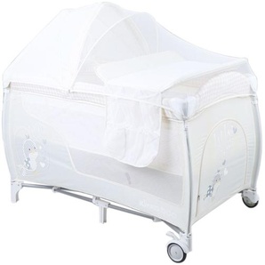 Kikkaboo Reisebett Sonno Plus, Wickelauflage, 2 Ebenen, Matratze, Wippfunktion