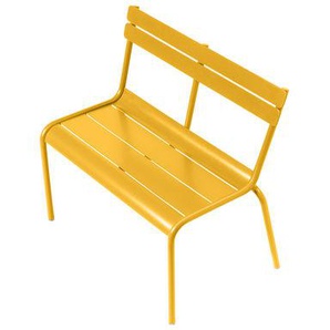 Kinderbank Luxembourg Kid metall gelb / Aluminium - l 58 cm - Fermob -