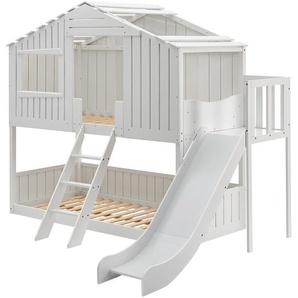 Kinderbett Baumhaus Weiß