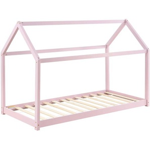 Kinderbett Carlotta 90 x 200 cm mit Lattenrost in rose