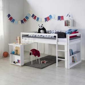Kinderbett Estes mit Bücherregal und Schreibtisch, 90 x 200 cm