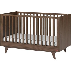 Kinderbett - holzfarben - Materialmix - 75 cm - 89,9 cm | Möbel Kraft