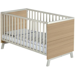 Kinderbett - holzfarben - Materialmix - 77 cm - 86 cm - 86 cm | Möbel Kraft