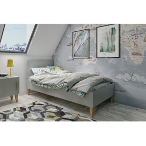 Kinderbett 80 x 180 cm Grau/Grau