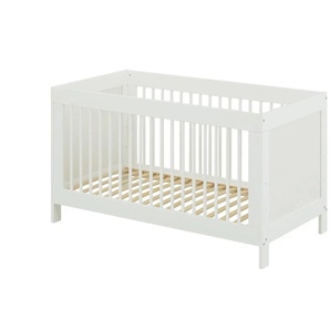 Kinderbett  Landliv ¦ weiß ¦ Maße (cm): B: 74,6 H: 80 T: 143.0