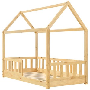 Kinderbett Marli 80 x 160 cm mit Lattenrost - Natur