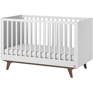 Kinderbett  Mid ¦ weiß ¦ Maße (cm): B: 75 H: 89,9