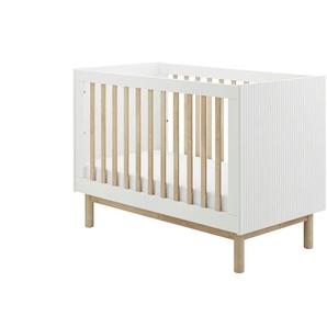 pinio Kinderbett Miloo - weiß - Materialmix - 66 cm - 87,4 cm | Möbel Kraft