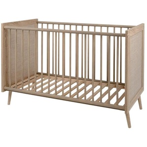Kinderbett  Rafia ¦ holzfarben ¦ Maße (cm): B: 76 H: 84