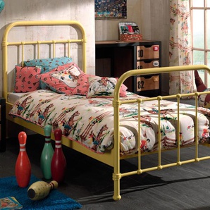 Kinderbett VIPACK Betten Gr. Liegefläche B/L: 90 cm x 200 cm Höhe: 100 cm, kein Härtegrad, ohne Matratze, gelb Kinder Kinder-Einzelbetten
