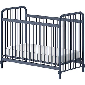 Kinderbett VIPACK Bronxx Betten Gr. Liegefläche B/L: 60 cm x 120 cm Höhe: 102,2 cm, kein Härtegrad, blau (blau matt, matt) Kinder Kinder-Einzelbetten