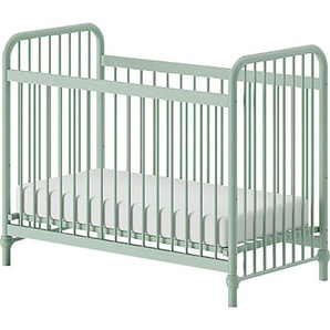 Kinderbett VIPACK Bronxx Betten Gr. Liegefläche B/L: 60 cm x 120 cm Höhe: 102,2 cm, kein Härtegrad, grün (grün matt, matt) Kinder Kinder-Einzelbetten aus Metall