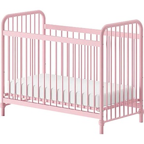 Kinderbett VIPACK Bronxx Betten Gr. Liegefläche B/L: 60 cm x 120 cm Höhe: 102,2 cm, kein Härtegrad, rosa (pink matt, pink matt) Kinder Kinder-Einzelbetten
