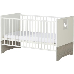 Kinderbett - weiß - Materialmix - 77 cm - 85 cm | Möbel Kraft