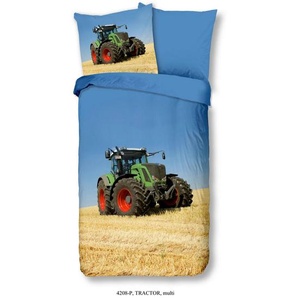 Kinderbettwäsche, Blau, Textil, Objekte, 135x200 cm, Oeko-Tex® Standard 100, pflegeleicht, atmungsaktiv, weiche und anschmiegsame Oberfläche, Schlaftextilien, Bettwäsche, Kinderbettwäsche