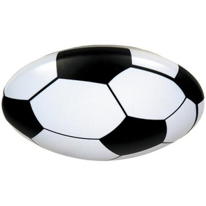 Kinderdeckenleuchte Fußball, Schwarz, Weiß, Metall, Kunststoff, 9 cm, Lampen & Leuchten, Innenbeleuchtung, Kinderzimmerlampen