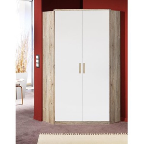 Kindereckschrank 95 x 198 x 95cm Braun/Eiche