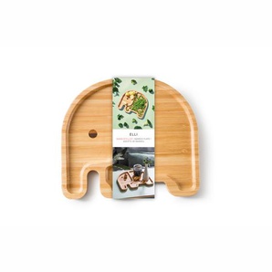 Kindergeschirr Bambusteller Elefant Elli, von Donkey