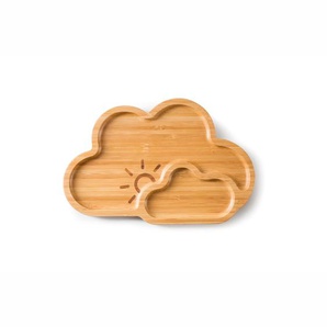 Kindergeschirr Bambusteller Wolke Cloud Nine, von Donkey