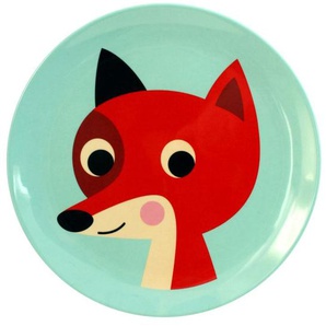 Kindergeschirr Teller Fuchs, aus Melamin, Ingela P. Arrhenius für OMM Design
