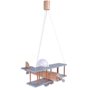 Xxxl Kinderhängeleuchte, Grau, Natur, Holz, Kiefer, 45x75x42 cm, Lampen & Leuchten, Innenbeleuchtung, Leuchten nach Räumen, Babyzimmerlampen