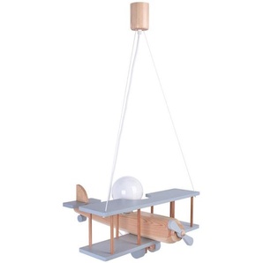 Kinderhängeleuchte, Grau, Natur, Holz, Kiefer, 45x75x42 cm, Lampen & Leuchten, Innenbeleuchtung, Leuchten nach Räumen, Babyzimmerlampen
