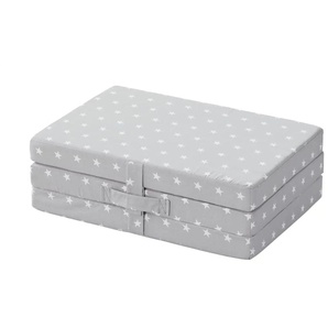 Kinderklappmatratze Stern | grau | 60 cm | 18 cm |