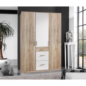 Kinderkleiderschrank II 135 x 199 x 58cm Braun/Eiche