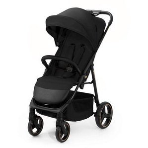 Kinderkraft Buggy Trig 3, Schwarz, 54x107.5x91 cm, Feststellbremse, Fußstütze abklappbar, Einhand-Faltmechanismus, Baby on Tour, Kinderwagen, Buggys
