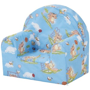 Kindersessel  Elefant ¦ blau ¦ Maße (cm): B: 51 H: 15 T: 50.0